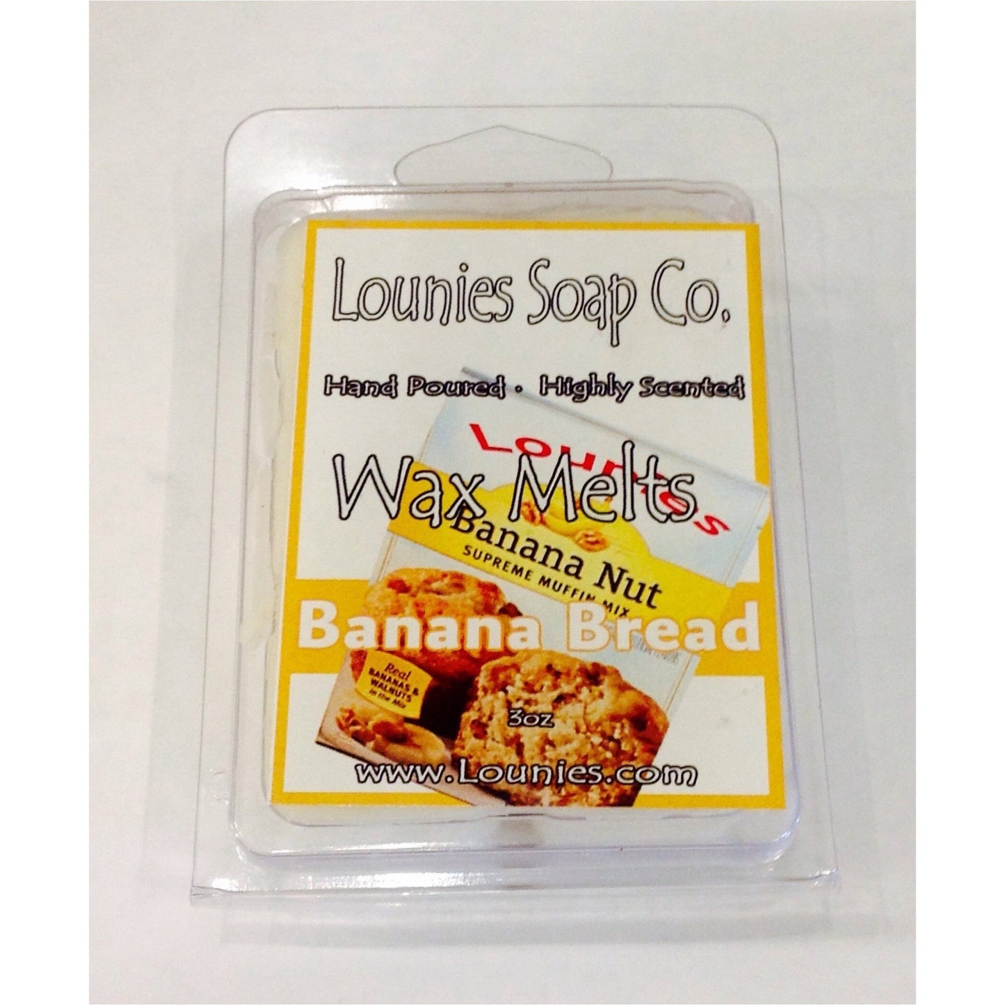 Banana Bread Wax Melt - Lounies Soap Co.