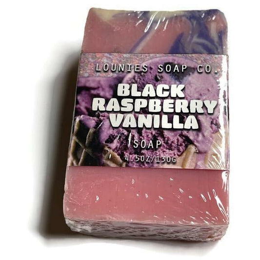 Black Raspberry Vanilla Soap - Lounies Soap Co.
