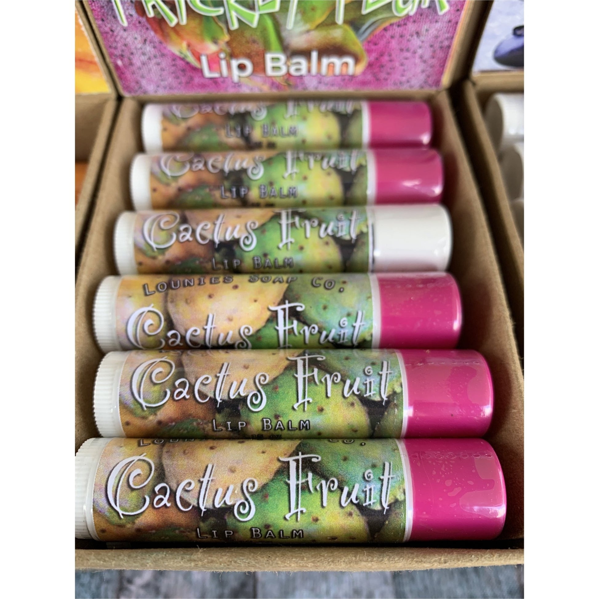 Cactus Fruit Lip balm - Lounies Soap Co.