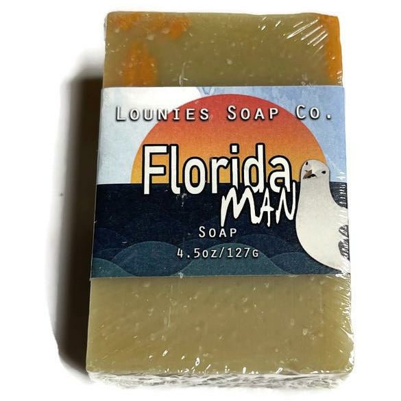Florida Man Soap (Patchouli Citrus) - Lounies Soap Co.