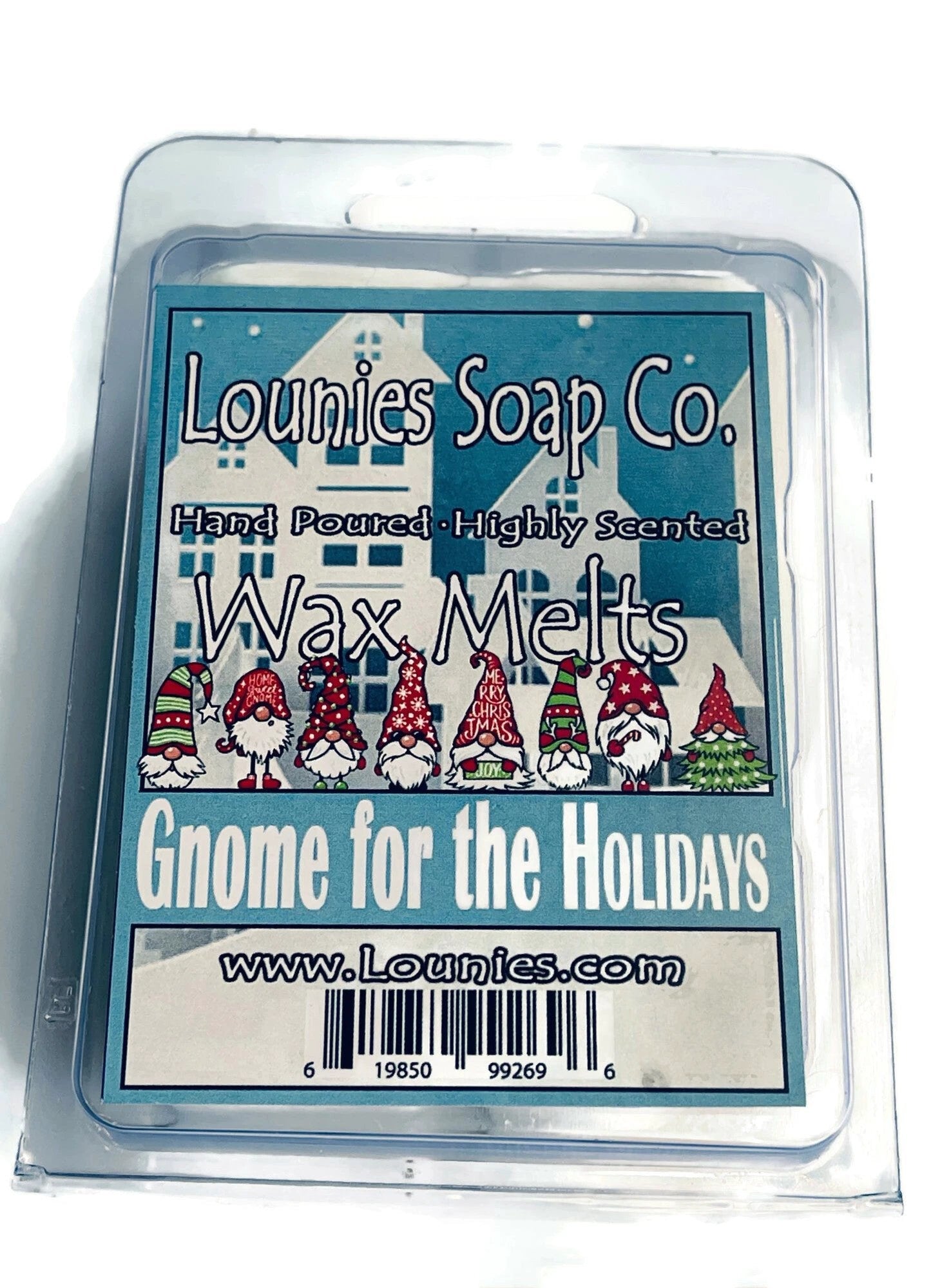 Gnome for the Holidays Wax Melt -Seasonal Scent - Lounies Soap Co.