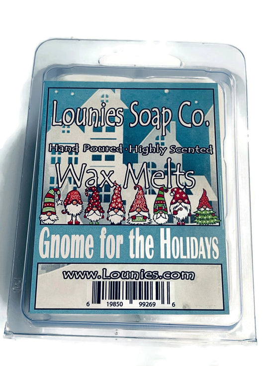 Gnome for the Holidays Wax Melt -Seasonal Scent - Lounies Soap Co.