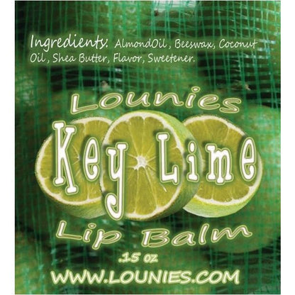 Key Lime Lip Balm - Lounies Soap Co.