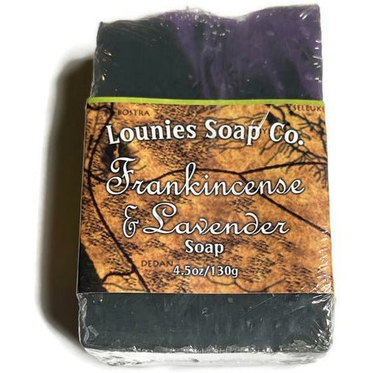 Lavender & Frankincense Soap - Lounies Soap Co.