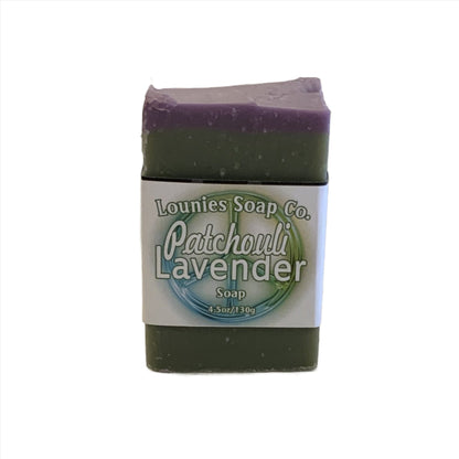 Lavender Patchouli Soap - Lounies Soap Co.