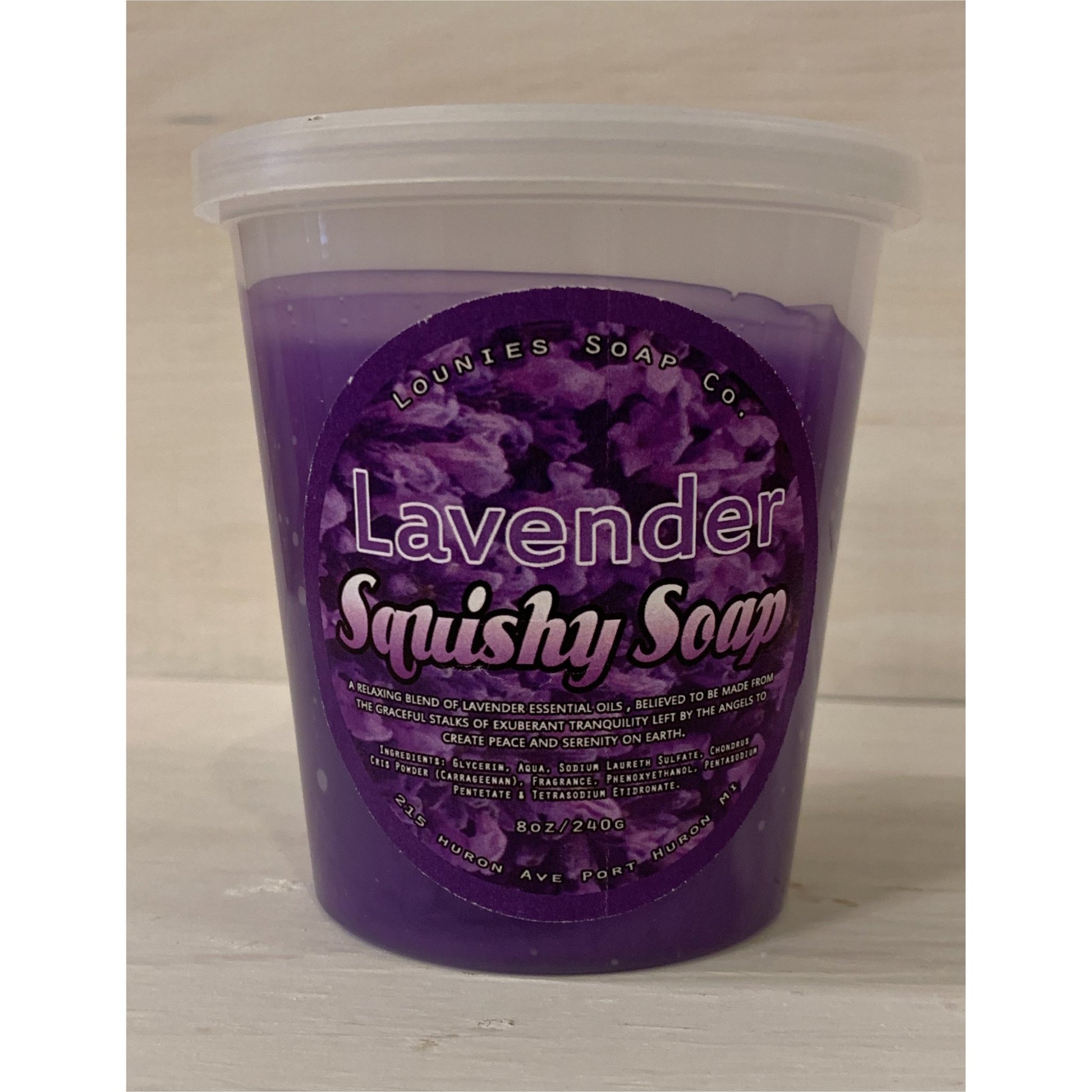Lavender Squishy Soap - Lounies Soap Co.