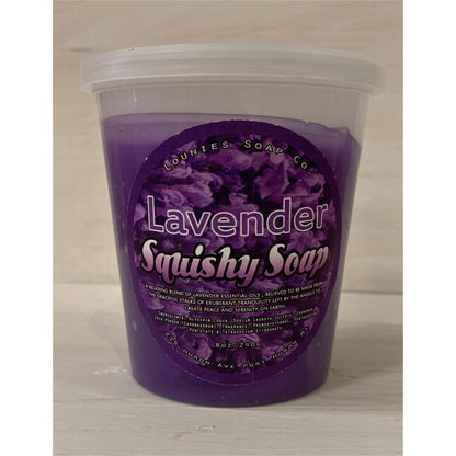 Lavender Squishy Soap - Lounies Soap Co.