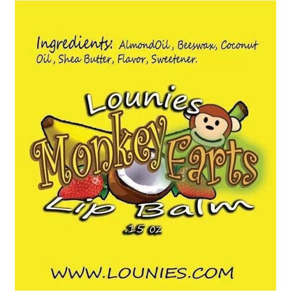 Monkey Farts Flavored Lip Balm - Lounies Soap Co.