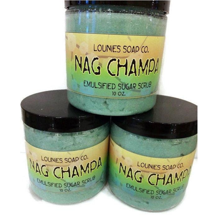 Nag Champa Sugar Scrub - Lounies Soap Co.