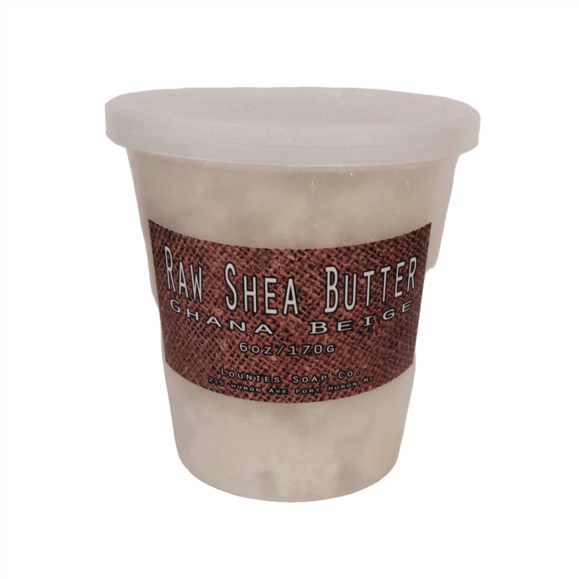 Raw Shea Butter Ghana Beige 6oz - Lounies Soap Co.