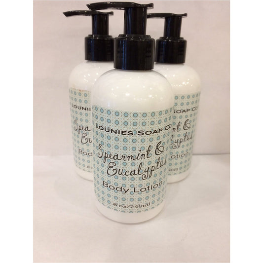 Spearmint & Eucalyptus Lotion - Lounies Soap Co.
