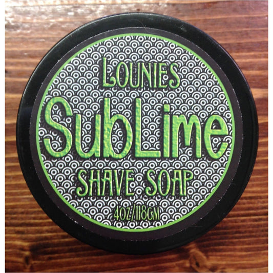 SubLime Shave Soap - Lounies Soap Co.
